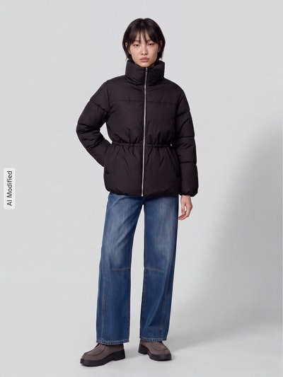 BOSS Orange Regular fit jack met opstaande kraag model 'Pagetta' Zwart - 1