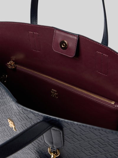 Tommy Hilfiger Shopper met afneembaar muntvak Donkerblauw - 5