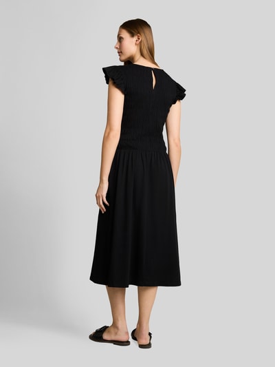 Tom Tailor Denim Körpernahes Freizeitkleid aus reiner Baumwolle Black 5