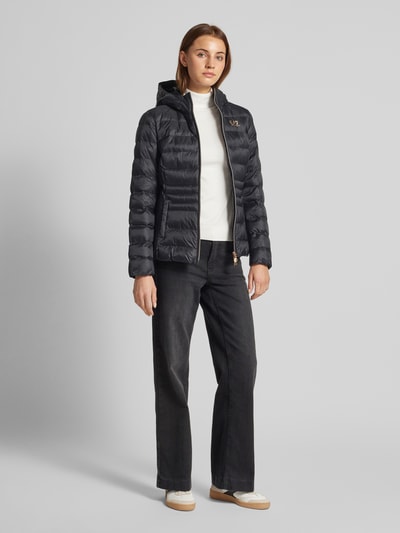 EA7 Emporio Armani Steppjacke mit Kapuze Black 1