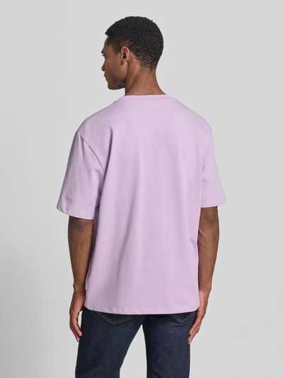 Lindbergh Oversized T-Shirt mit Rundhalsausschnitt Lavender 5