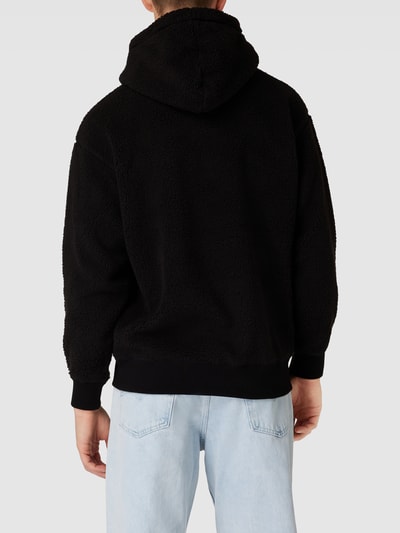 PUMA PERFORMANCE Relaxed Fit Hoodie in Teddyfell-Optik Schwarz 5