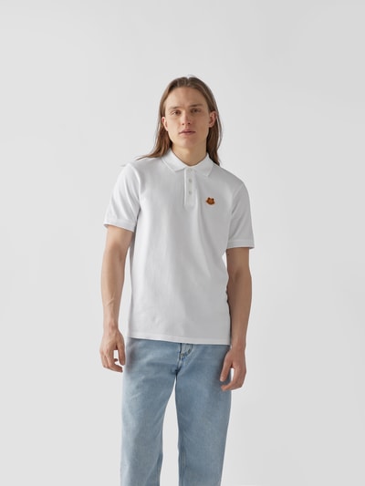 Kenzo Poloshirt mit Logo-Motiv Weiß 4