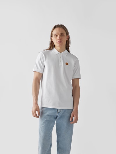 Kenzo Poloshirt mit Logo-Motiv Weiss 4