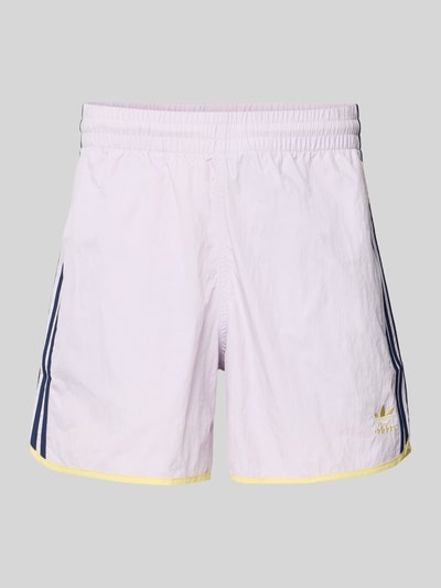 adidas Originals Szorty z elastycznym pasem model ‘SPRINTER’ Jasnofioletowy 2