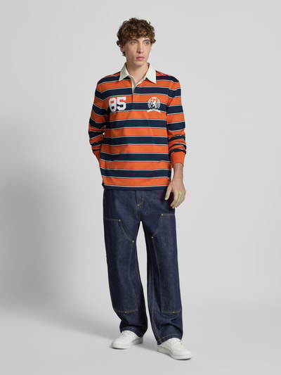 Tommy Jeans Relaxed fit poloshirt van puur katoen Oranje - 1