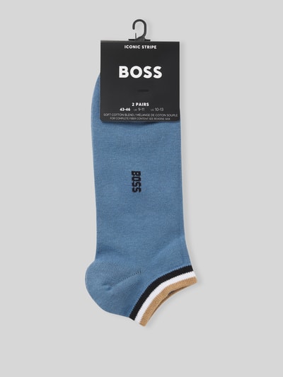 BOSS Skarpety z mieszanki bawełny w zestaw 2 szt. Niebieski 2