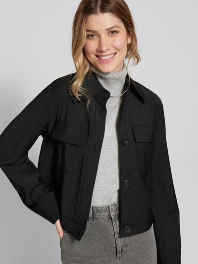 Marc O'Polo Regular Fit Jacke aus Wolle-Mix-Stretch Black 3