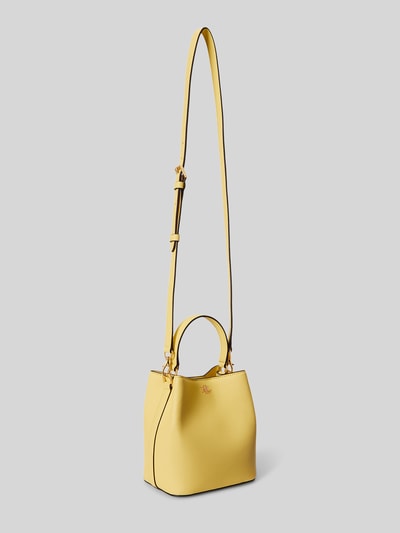 Lauren Ralph Lauren Henkeltasche aus reinem Leder  GELB 3