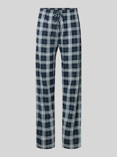 Christian Berg Men Relaxed fit pyjamabroek met elastische band Bleu - 1