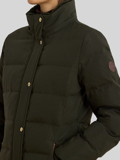 Lauren Ralph Lauren Regular Fit Daunenmantel mit Besatz aus Webpelz Gruen 6