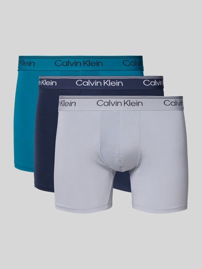 Calvin Klein Underwear Boxershort met elastische band in een set van 3 stuks Flessengroen - 1