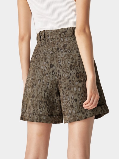 Iro High Waist Shorts Khaki 3