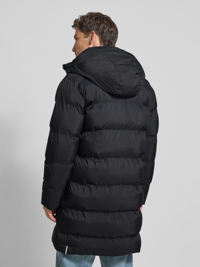 khujo Steppmantel mit Label-Patch Modell 'Caius' Black 5