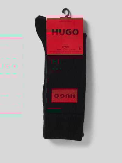 HUGO Sokken van katoenmix in een set van 2 paar Zwart - 3