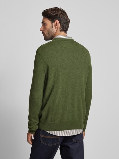 Polo Ralph Lauren Strickpullover aus Lanawolle mit Rundhalsausschnitt Oliv 5