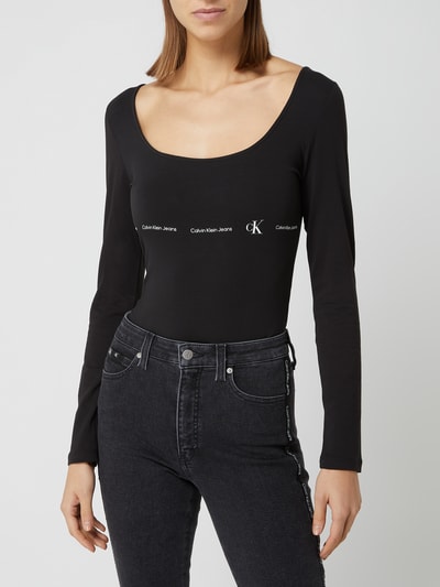 Calvin Klein Jeans Body mit Stretch-Anteil  Black 4