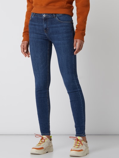 Review Skinny Fit Jeans mit Stretch-Anteil  Dunkelblau 4