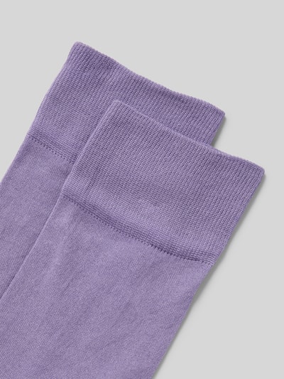 Christian Berg Men Sokken met elastische ribboordjes in een set van 2 paar Mauve - 2