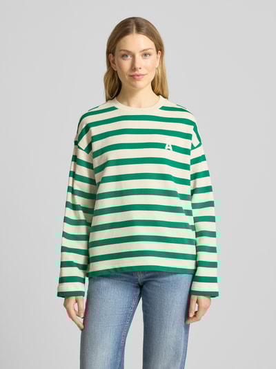 Armedangels Oversized sweatshirt van puur katoen, model 'ICONIC A ALIZAA' Groen - 4