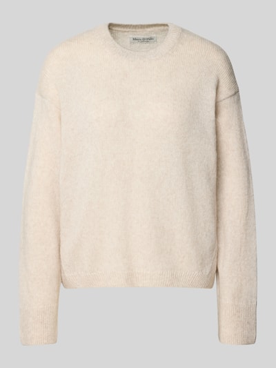 Marc O'Polo Loose fit gebreide pullover van scheerwolmix Offwhite - 2