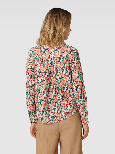 Tom Tailor Overhemdblouse van viscose met all-over motief Offwhite - 5