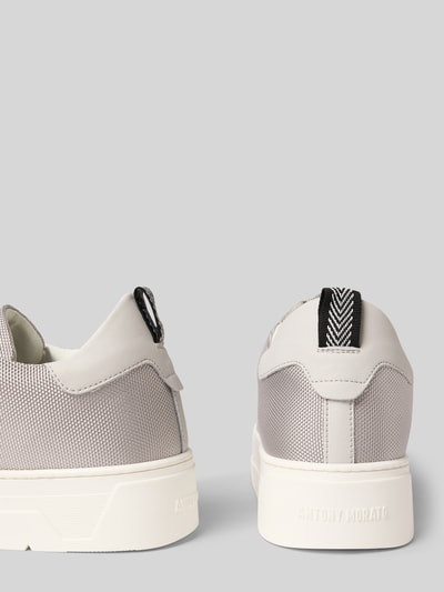 Antony Morato Ledersneaker mit Label-Applikation Hellgrau 2