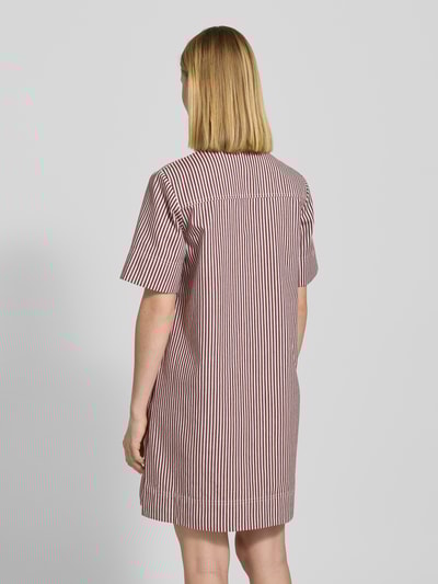 Jake*s Casual Mini overhemdjurk met borstzakken Wit - 5