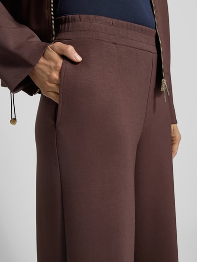 Rich & Royal Sweatpants mit elastischem Bund Dunkelbraun 3