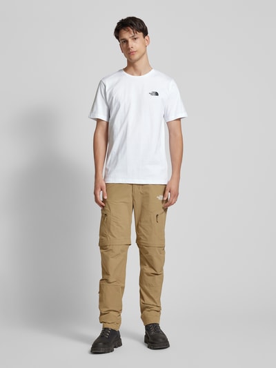 The North Face T-Shirt mit Label-Print Weiss 1