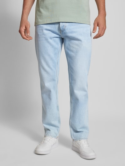 Hugo Blue Regular Fit Jeans im 5-Pocket-Design Modell 'Jonah' Hellblau 4