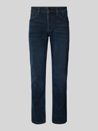 Tom Tailor Regular Slim Fit Jeans mit Stretch-Anteil Modell 'Josh' Dunkelblau 2