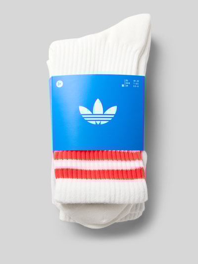 adidas Originals Skarpety z detalem z logo w zestawie 3 szt. Biały 3