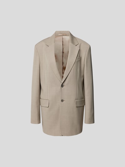 Filippa K Longblazer mit Knopfleiste Gruen Melange 2