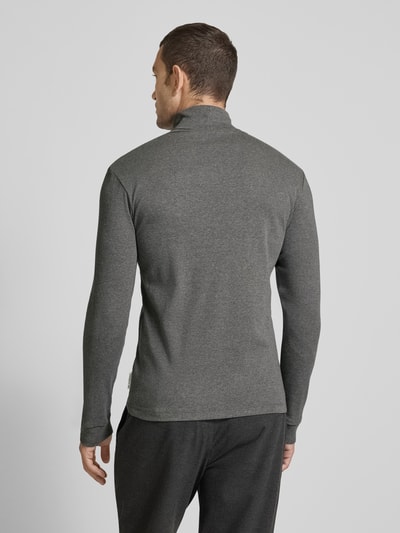 Marc O'Polo Longsleeve mit Rollkragen Anthrazit 5