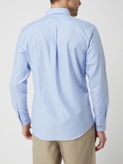 Fynch-Hatton Regular fit vrijetijdsoverhemd met streepmotief, model 'All Season' Bleu - 5