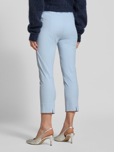 Raffaello Rossi Schmale Schlupfhose aus Techno Cotton Superstretch Hellblau 5