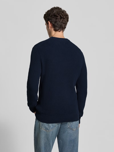 MCNEAL regular fit trui van puur katoen Marineblauw - 5