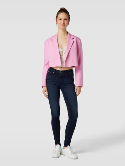 Tommy Jeans Skinny fit jeans in 5-pocketmodel, model 'NORA' Donkerblauw - 1