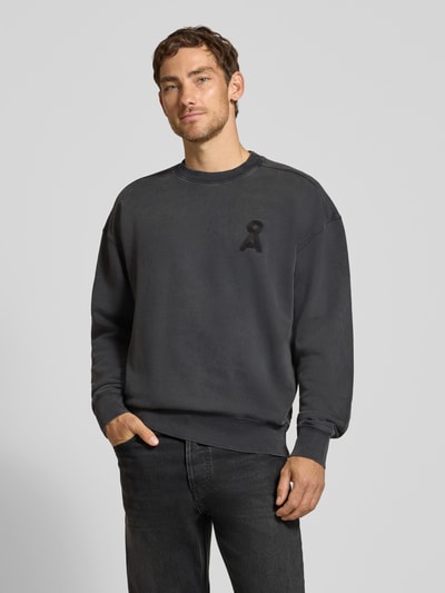 ARMEDANGELS relaxed fit sweatshirt van puur katoen model 'ICONIC' Zwart - 4