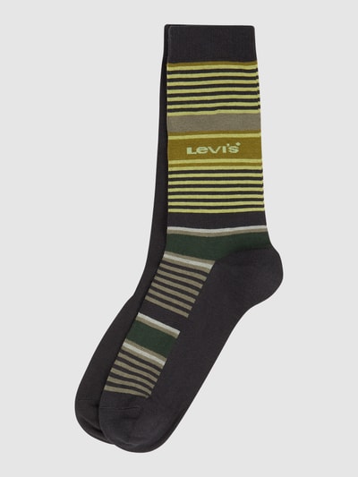Levi's® Socken mit Stretch-Anteil im 2er-Pack  Oliv 1