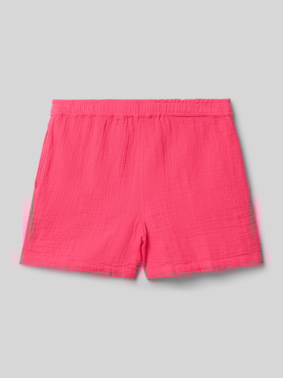 Only Regular fit korte broek van puur katoen, model 'THYRA‘ Felroze - 3