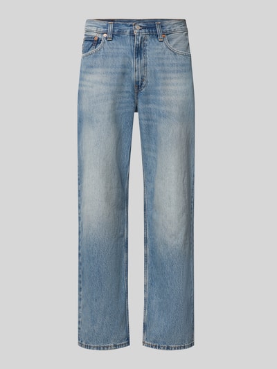 Produktfoto, blaue Loose Fit Jeans aus reiner Baumwolle Modell '565®' von Levi's®, breite Passform, sichtbare Waschung, Herren Wide & Loose Fit Jeans