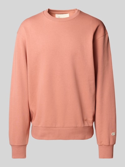 CHAMPION Sweatshirt mit Label-Stitching Apricot 1