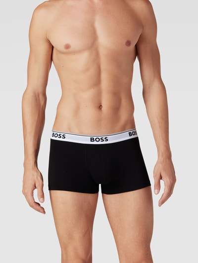 BOSS Trunks mit elastischem Logo-Bund im 3er-Pack Black 1