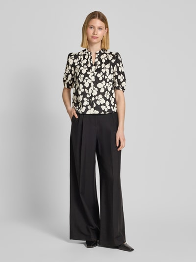 Christian Berg Woman Selection Regular Fit Bluse mit Puffärmeln Black 1