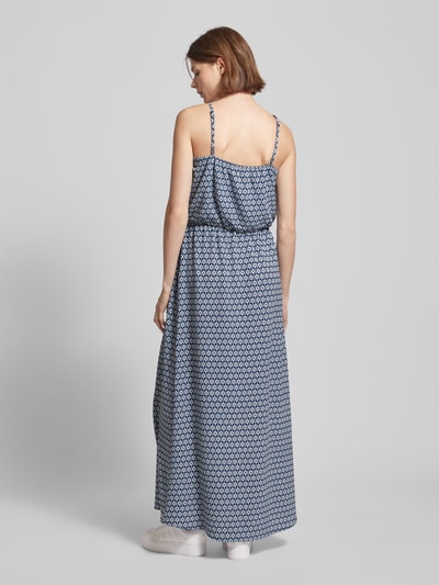Only Maxi-jurk met all-over print, model 'WINNER' Jeansblauw - 5