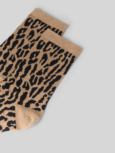 JOOP! COLLECTION Sokken van katoenmix met dierenprint Beige - 2