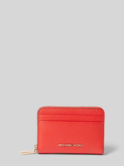 MICHAEL Michael Kors Portemonnaie mit Label-Applikation Modell 'JET SET' Rot 1