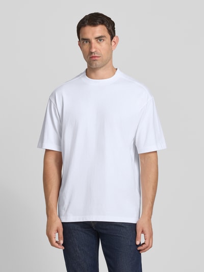 BOSS Orange T-Shirt mit Label-Stitching Weiss 4